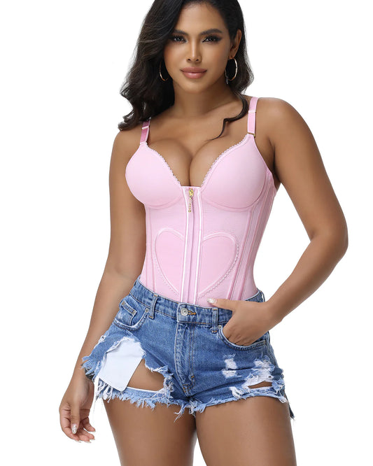 SYRASHAPE® Love Pattern Corset Top – ROMA